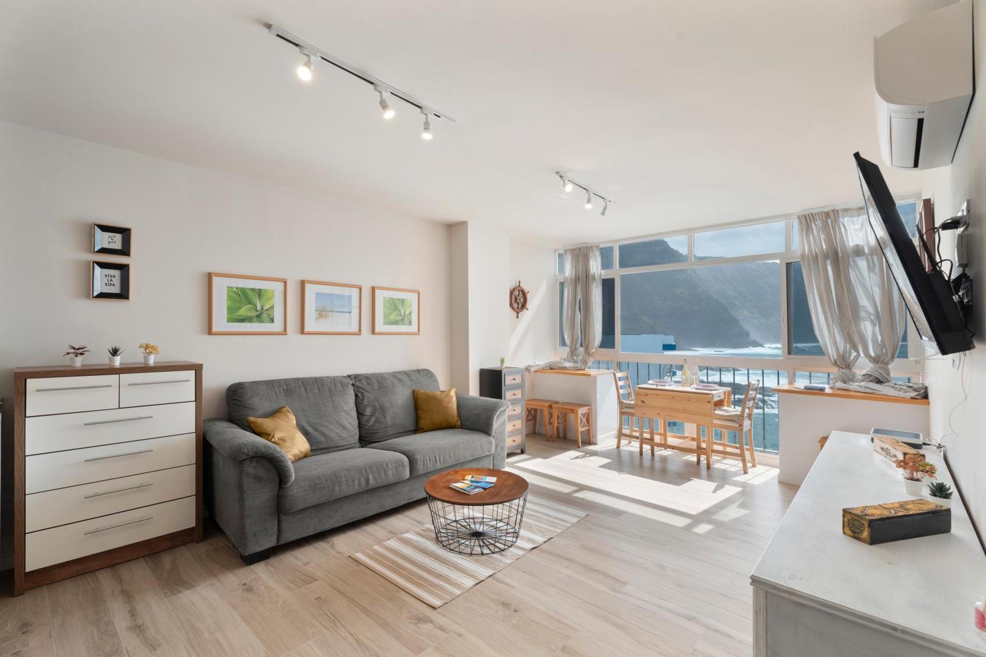 Apartamento Primera Linea De Mar Tacoronte Bagian luar foto